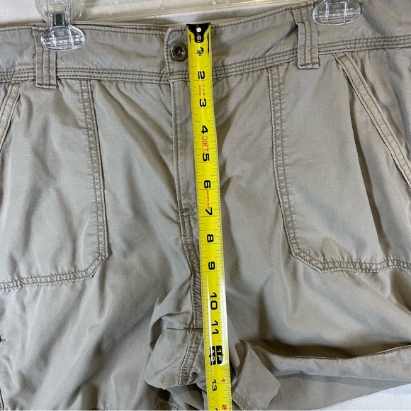 Carhartt Women’s Cargo Shorts Tan Khaki Relaxed Fit Size 14 Cotton - Picture 12 of 12